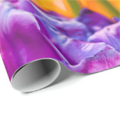 Tulips Bezaubernd Lila Geschenkpapier (Rolleneckpunkt)