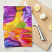 Tulips Bezaubernd Lila Handtuch (Viertel Falte)