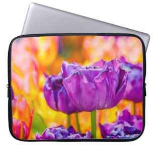 Tulips Bezaubernd Lila Laptopschutzhülle