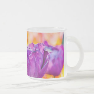 Tulips Bezaubernd Lila Mattglastasse