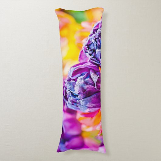 Tulips Bezaubernd lila Seitenschläferkissen (Vorderseite Vertikal)