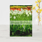 Tulips Birthday Card | Geburtstagskarte Tulpen Karte (Gelbe Blume)