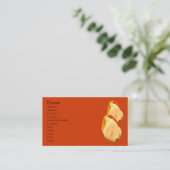 Tulips Blume Natur Visitenkarte (Stehend Vorderseite)