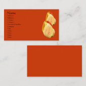 Tulips Blume Natur Visitenkarte (Vorne/Hinten)