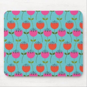 Tulips-Blumenmuster Mousepad