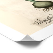 Tulips Botanische Print Poster (Ecke)