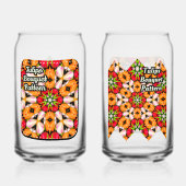 Tulips Bouquet Pattern Dosenglas (Vorderseite)