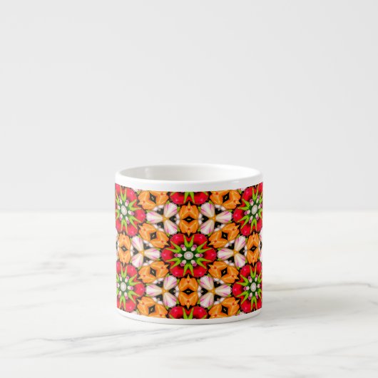 Tulips Bouquet Pattern Espressotasse (Vorderseite)