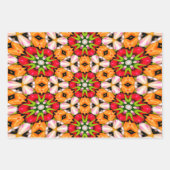 Tulips Bouquet Pattern Geschenkpapier Set (Vorderseite 2)