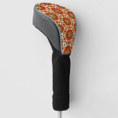 Tulips Bouquet Pattern Golf Headcover (angewinkelt)