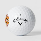 Tulips Bouquet Pattern Golfball (Logo)