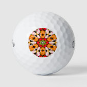 Tulips Bouquet Pattern Golfball (Vorderseite)
