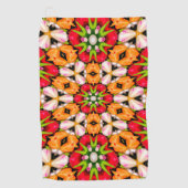 Tulips Bouquet Pattern Golfhandtuch (Vorderseite)