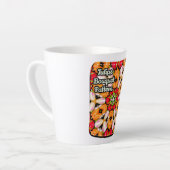 Tulips Bouquet Pattern Milchtasse (Linke Ecke)