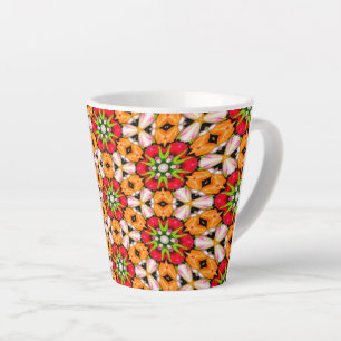Tulips Bouquet Pattern Milchtasse