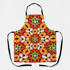 Tulips Bouquet Pattern Schürze