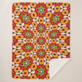 Tulips Bouquet Pattern Sherpadecke (Vorderseite)