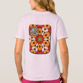 Tulips Bouquet Pattern T-Shirt (Rückseite)