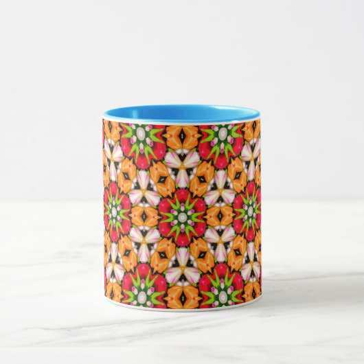 Tulips Bouquet Pattern Tasse (Zentrum)