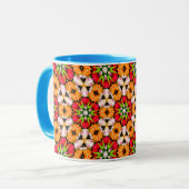 Tulips Bouquet Pattern Tasse (Vorderseite Links)
