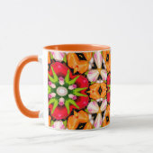 Tulips Bouquet Pattern Tasse (Links)