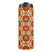 Tulips Bouquet Pattern Thermosbecher (Vorderseite)