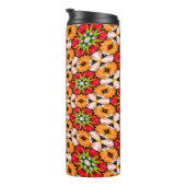 Tulips Bouquet Pattern Thermosbecher (Nach rechts gedreht)