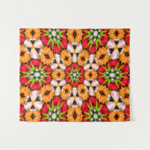 Tulips Bouquet Pattern Wandteppich (Vorderseite (Horizontal))