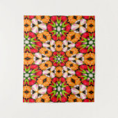 Tulips Bouquet Pattern Wandteppich (Vorderseite)