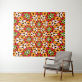 Tulips Bouquet Pattern Wandteppich (Beispiel (Horizontal))