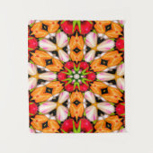 Tulips Bouquet Pattern Wandteppich (Vorderseite)