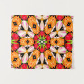 Tulips Bouquet Pattern Wandteppich (Vorderseite (Horizontal))