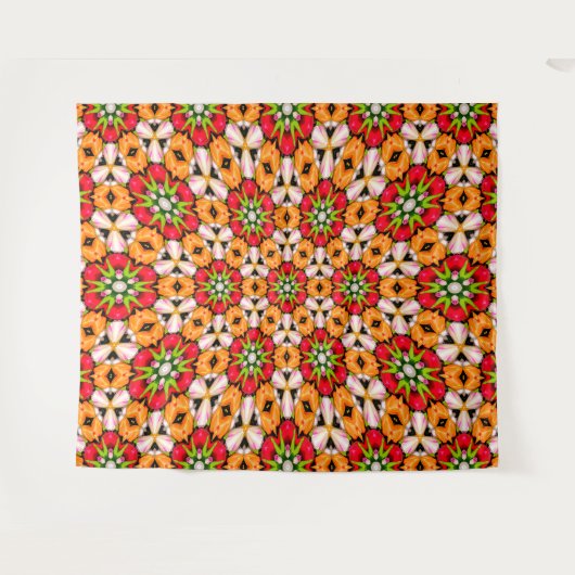 Tulips Bouquet Pattern Wandteppich (Vorderseite (Horizontal))