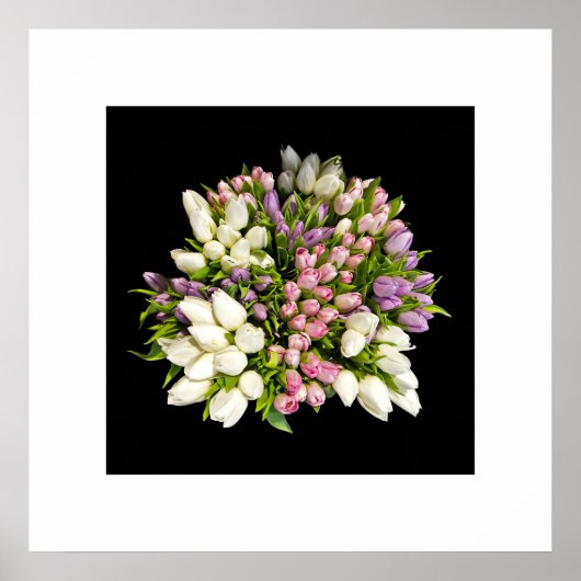Tulips Bouquet Poster (Vorne)