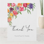 Tulips Brautparty Vielen Dank Karte (Vorderseite)