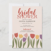 Tulips Bridal Dusche Einladung (Vorderseite)