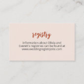 Tulips Bridal Dusche Einladung Beilage (Vorderseite)