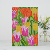 Tulips Briefpapier (Stehend Vorderseite)