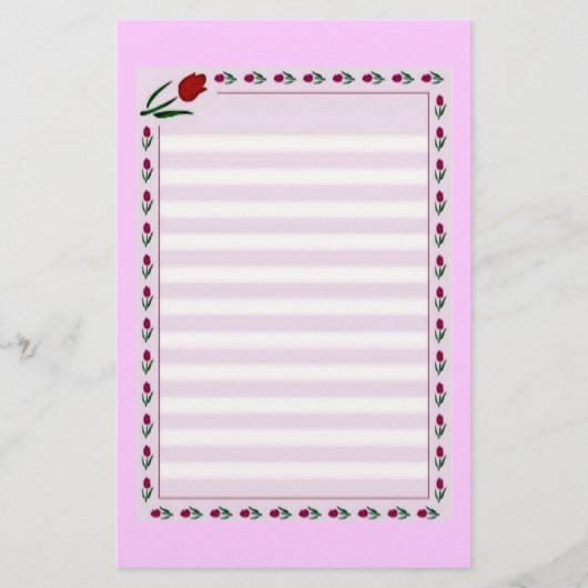 Tulips Briefpapier (Vorderseite)