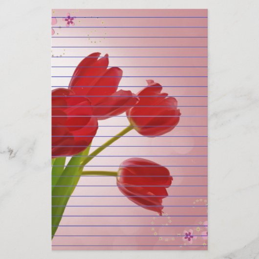 Tulips Briefpapier (Vorderseite)