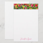 Tulips Briefpapier (Vorne/Hinten)