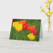 Tulips Brights Karte (Gelbe Blume)