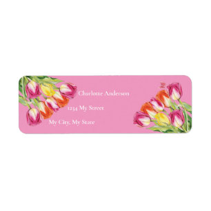 Tulips & Butterfly Pink-Brautparty