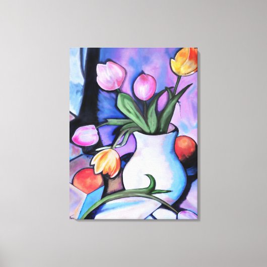 Tulips - Canvas Print Leinwanddruck (Vorderseite)
