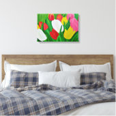 Tulips Canvas Print Leinwanddruck (Insitu (Schlafzimmer))