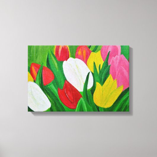 Tulips Canvas Print Leinwanddruck (Vorderseite)
