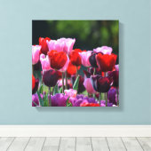 Tulips Canvas Print Leinwanddruck (Insitu (Holzboden))
