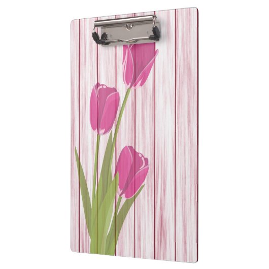 Tulips Clipboard Klemmbrett (Links)