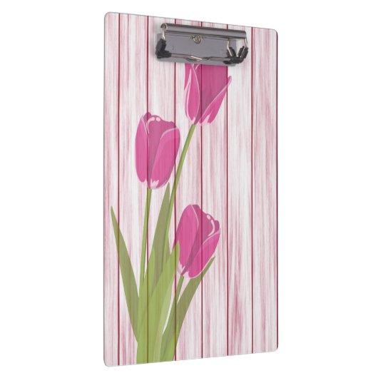 Tulips Clipboard Klemmbrett (Rechts)