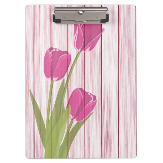 Tulips Clipboard Klemmbrett (Vorderseite)